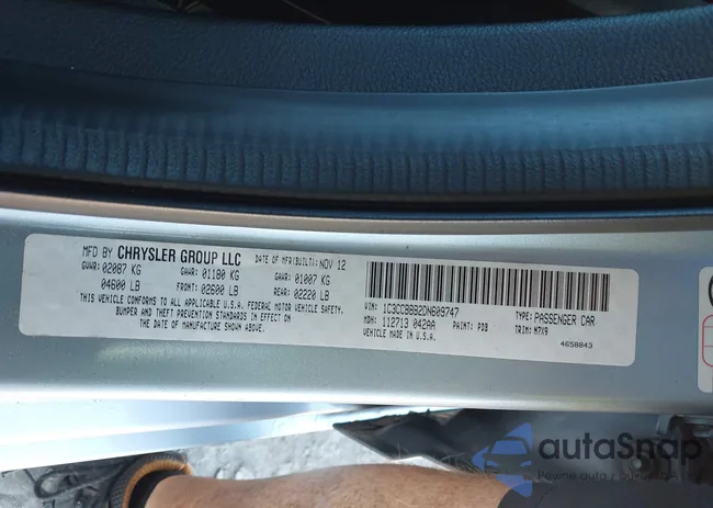 1C3CCBBB2DN609747: 43448151