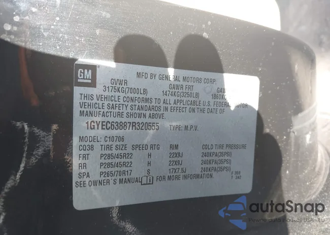 1GYEC63887R320555: 43448258