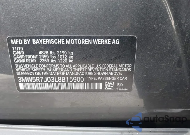 3MW5R7J03L8B15900: 43448407