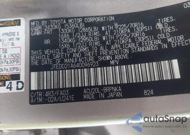 JTEDD21A640096923: 43449880