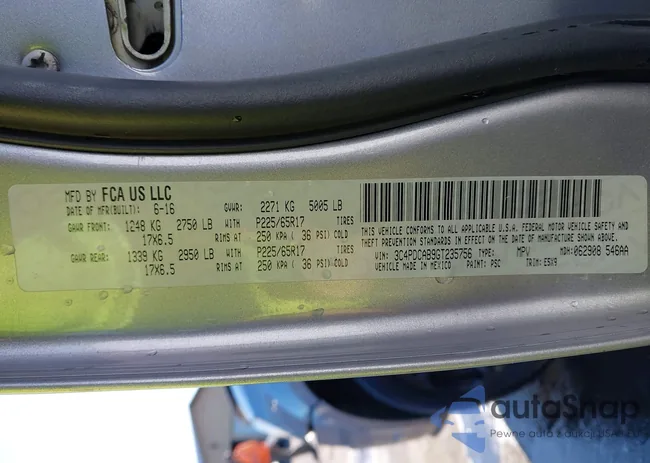 3C4PDCAB9GT235756: 43449976