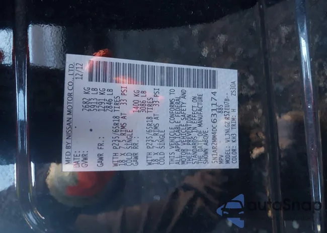 5N1AR2MM4DC631174: 43449218