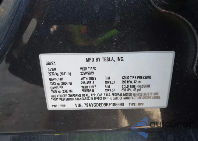 7SAYGDED9RF186690: 43449235