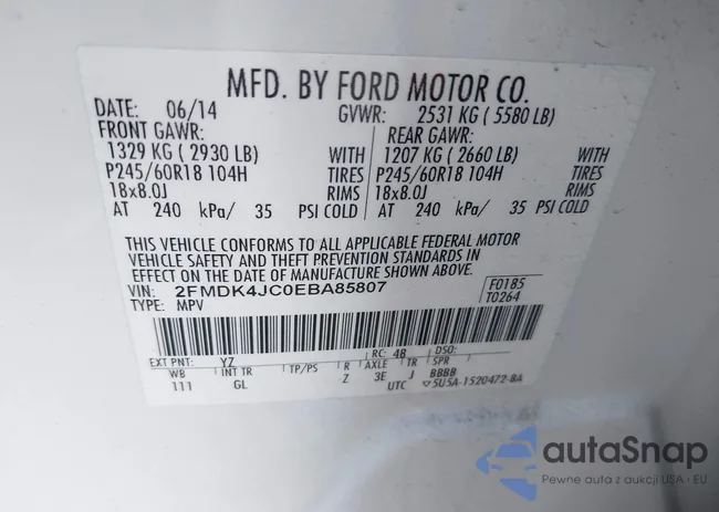 2FMDK4JC0EBA85807: 43449286