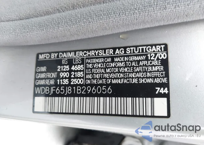 WDBJF65J81B296056: 43449541