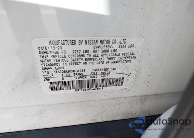 JN1BF0BA8RM431918: 43450743