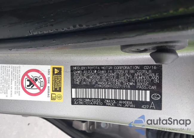 JTHKD5BH1G2271918: 43450753