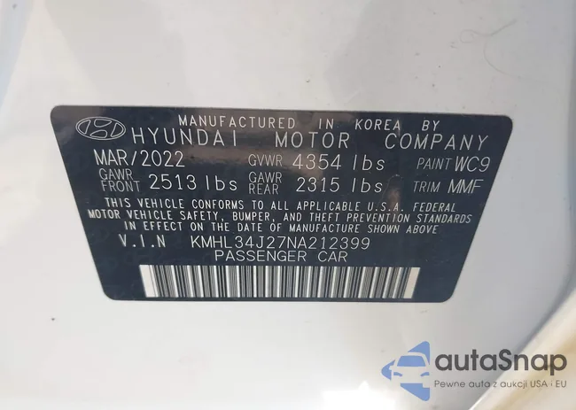 KMHL34J27NA212399: 43450945