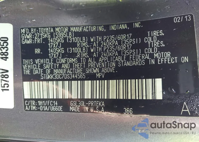 5TDKK3DC7DS344565: 43450973