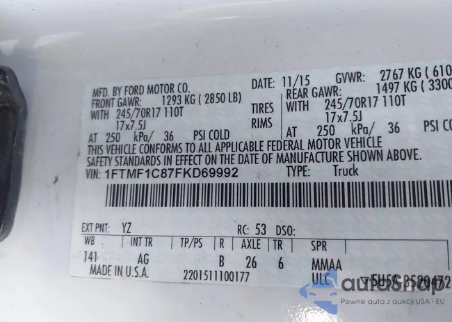 1FTMF1C87FKD69992: 43451062