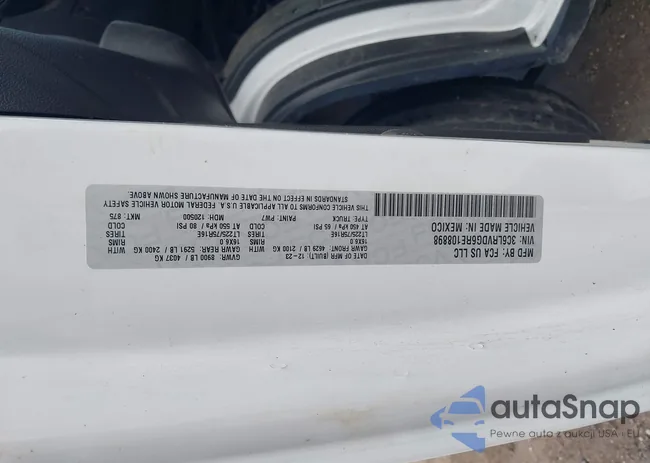 3C6LRVDG6RE108898: 43451069