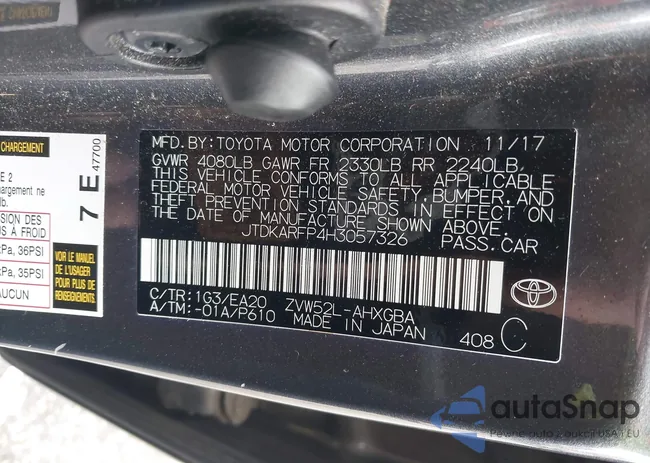 JTDKARFP4H3057326: 43451098