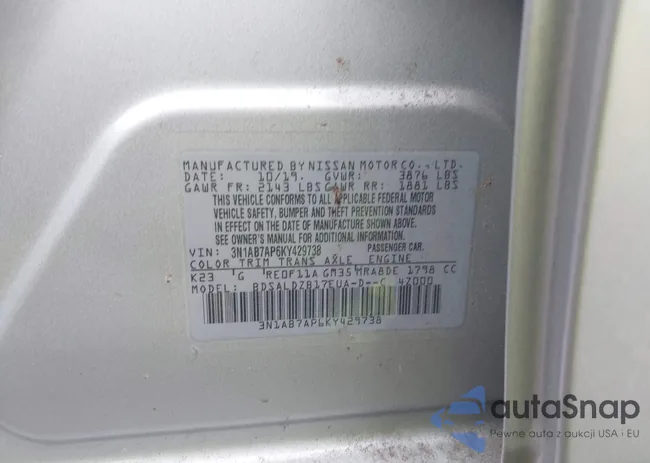 3N1AB7AP6KY429738: 43451133