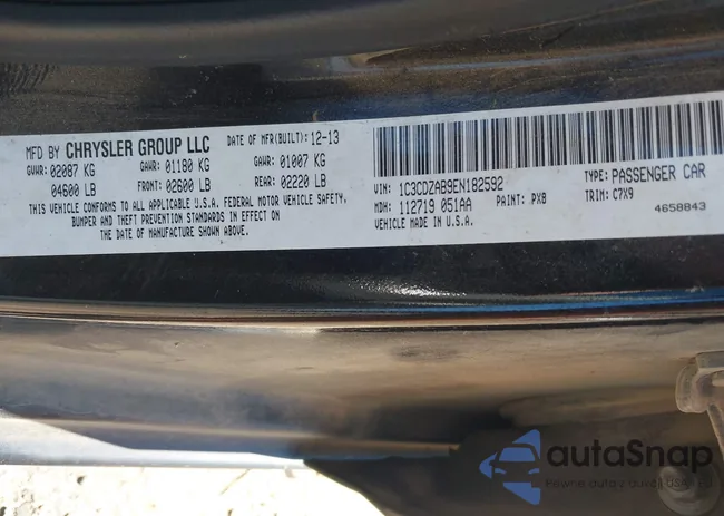 1C3CDZAB9EN182592: 43450367