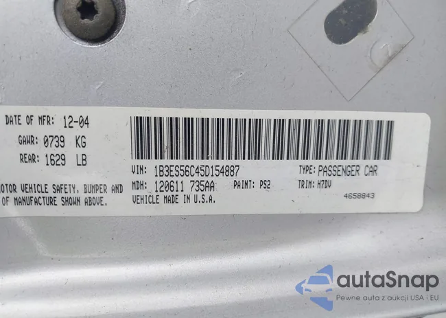 1B3ES56C45D154887: 43451582