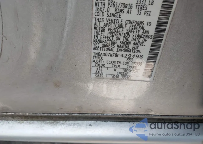 1N6AD07W78C429498: 43451584