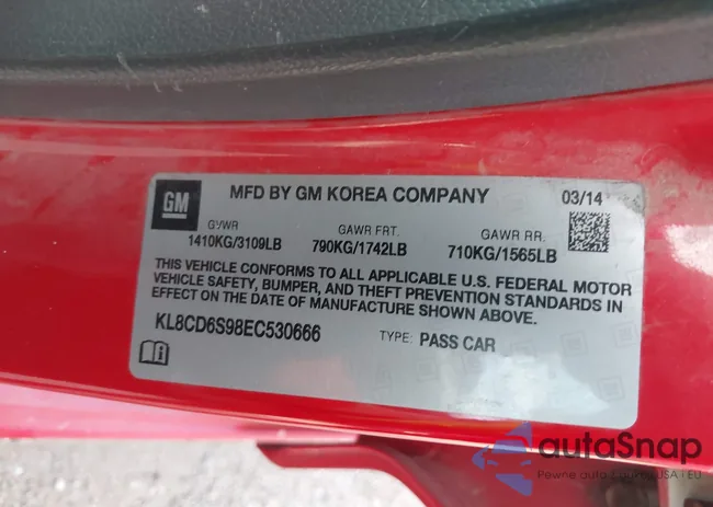 KL8CD6S98EC530666: 43451985