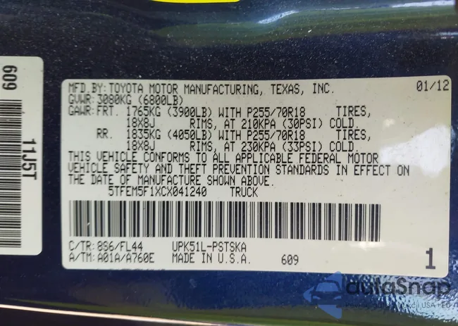 5TFEM5F1XCX041240: 43451233