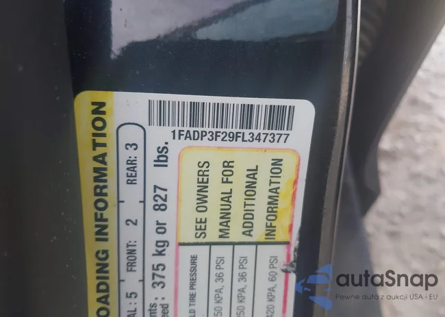 1FADP3F29FL347377: 43451447