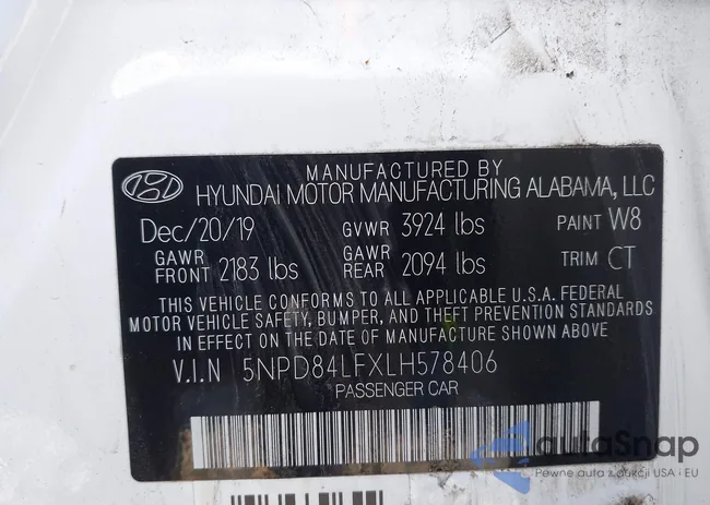 5NPD84LFXLH578406: 43451491