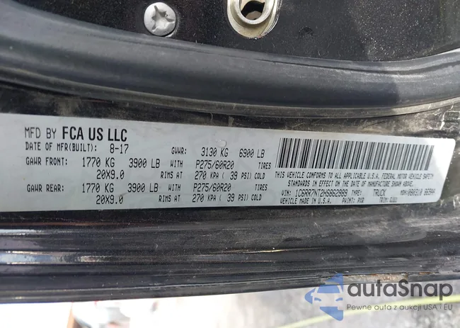 1C6RR7NT2HS862989: 43452895