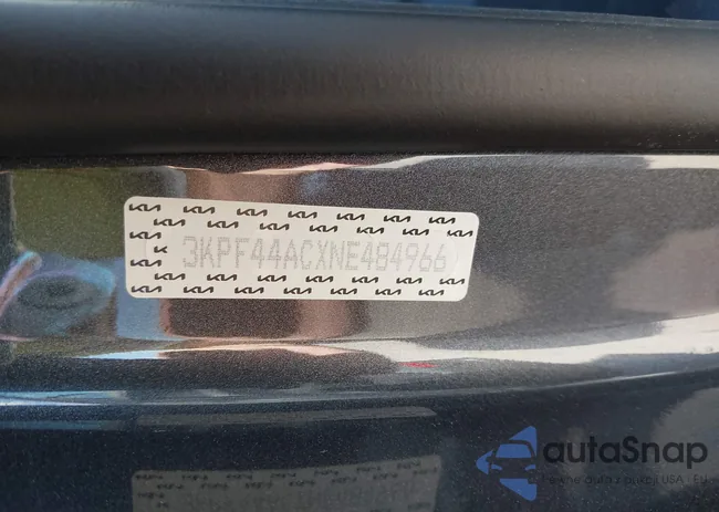 3KPF44ACXNE484966: 43453574
