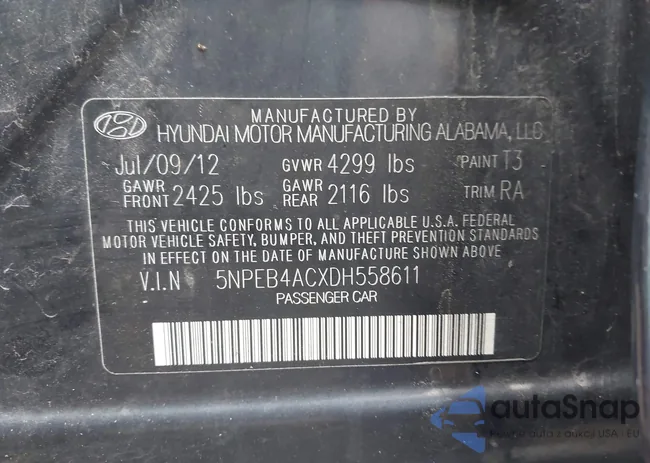 5NPEB4ACXDH558611: 43453624