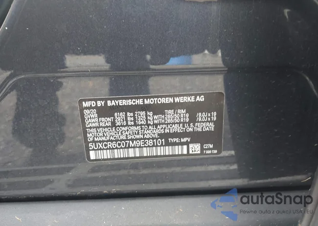 5UXCR6C07M9E38101: 43453777