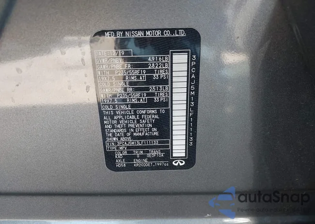 3PCAJ5M13LF111133: 43453778