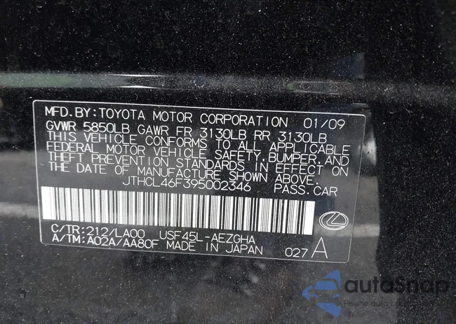 JTHCL46F395002346: 43453208