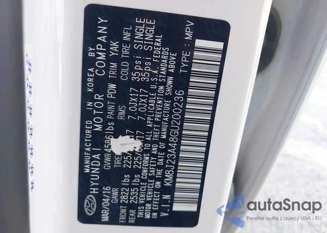 KM8J23A48GU200236: 43453269