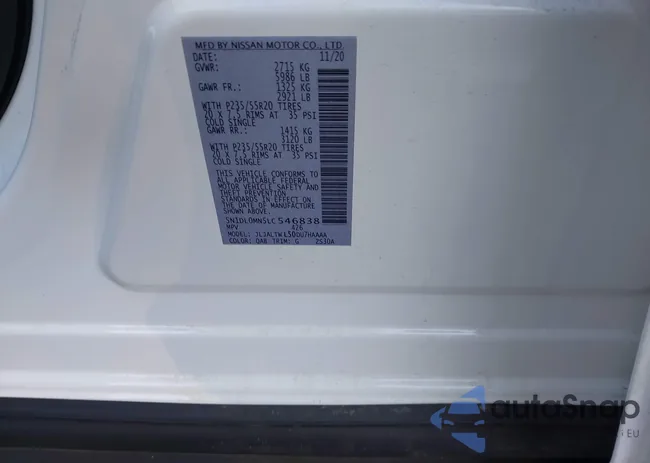 5N1DL0MN5LC546838: 43453402