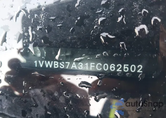 1VWBS7A31FC062502: 43453489