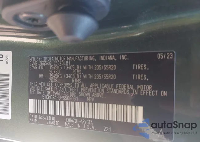 5TDKDRAH9PS508061: 43454698