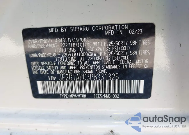 JF2GTAPC3P8331325: 43454728