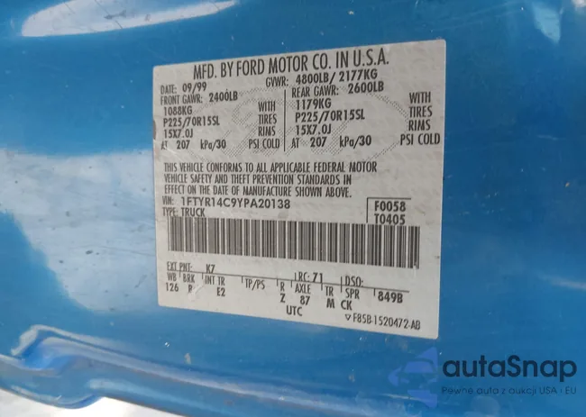 1FTYR14C9YPA20138: 43454966