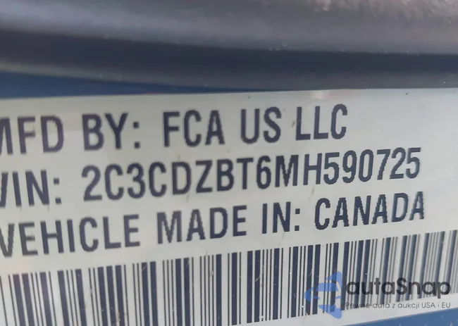 2C3CDZBT6MH590725: 43455854