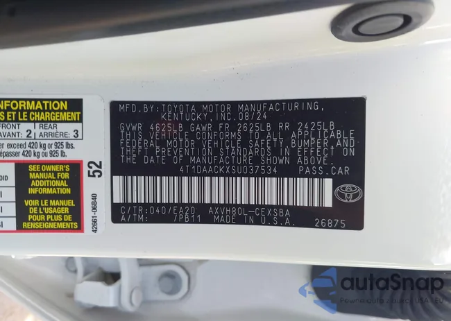 4T1DAACKXSU037534: 43455216