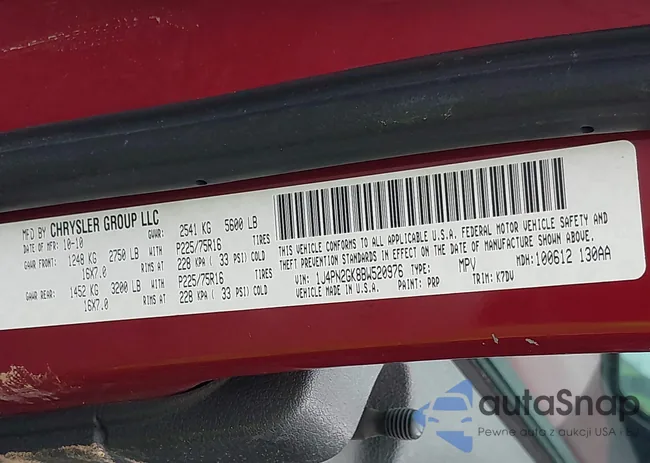 1J4PN2GK8BW520976: 43455220