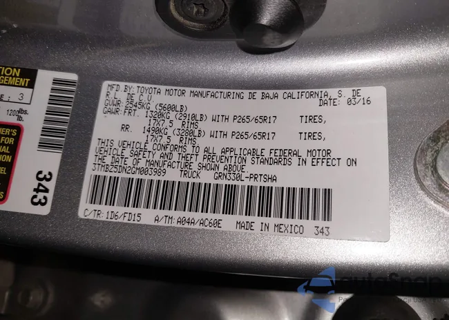 3TMBZ5DN2GM003989: 43455257