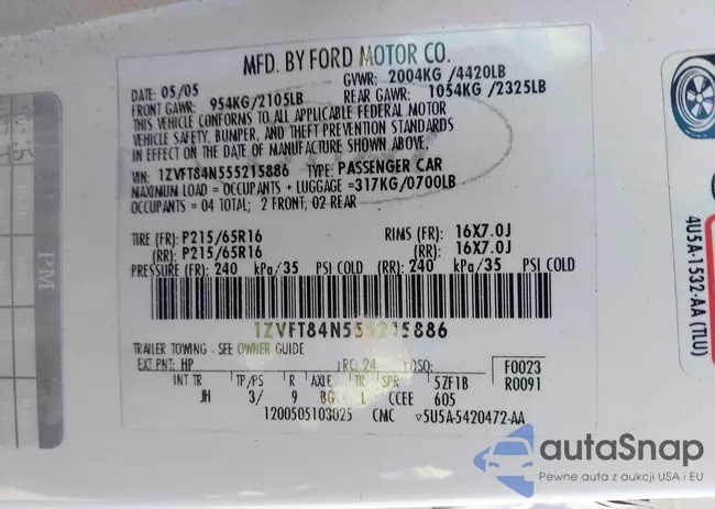 1ZVFT84N555215886: 43455324