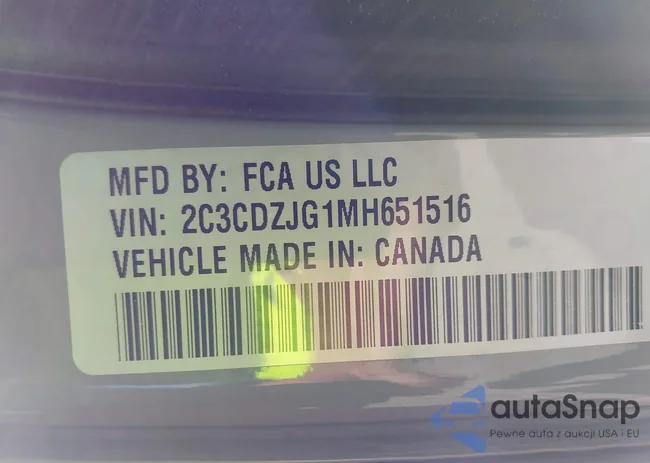 2C3CDZJG1MH651516: 43455415