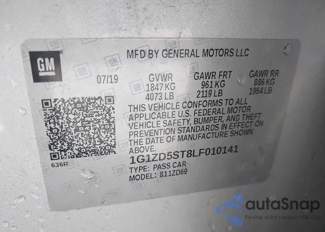 1G1ZD5ST8LF010141: 43456664