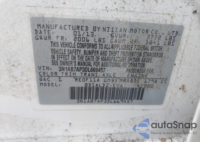 3N1AB7AP3DL669457: 43456886