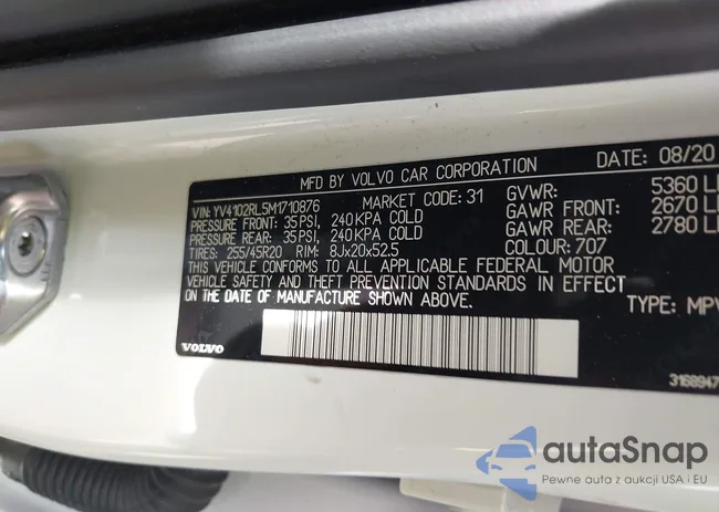 YV4102RL5M1710876: 43456941