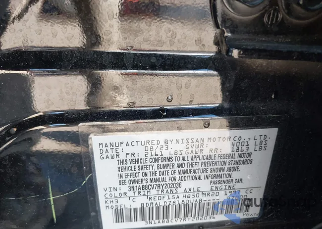 3N1AB8CV7RY202036: 43457030