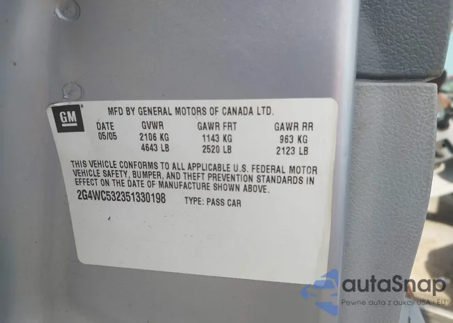 2G4WC532351330198: 43457056