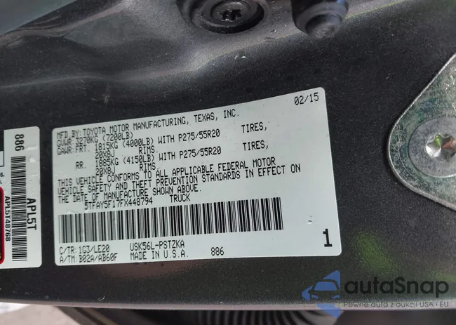 5TFAY5F17FX448794: 43456513