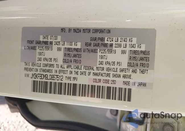 JM3KFBDM9L0857512: 43457864