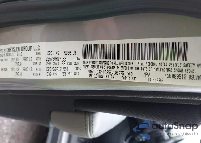 1C4PJLCB5EW105275: 43457169